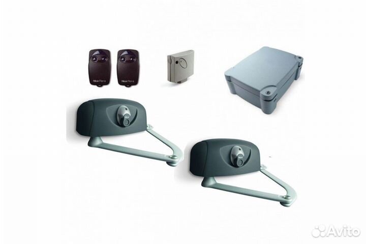 Рычажная автоматика для распашных ворот nice