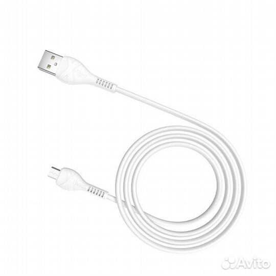 Кабель Hoco X37 microUSB, 1 м белый
