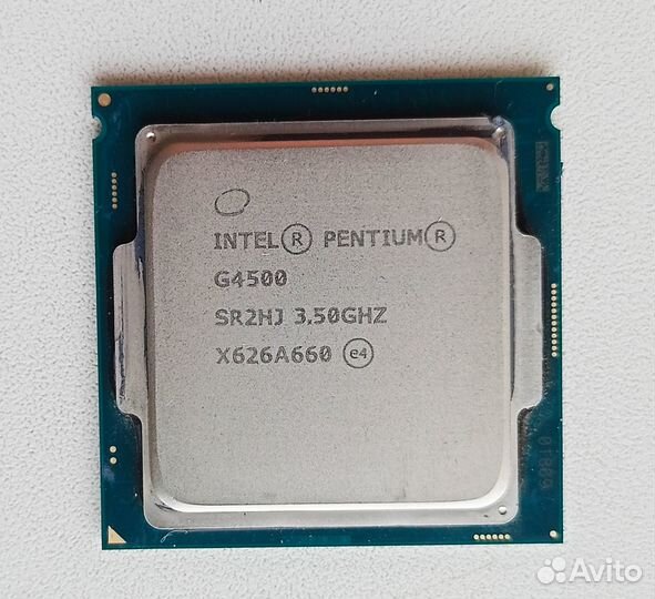 Intel Pentium G4500 LGA1151, 2 x 3500 мгц