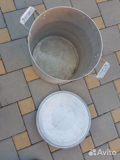 Кастрюля алюминиевая 30 литров