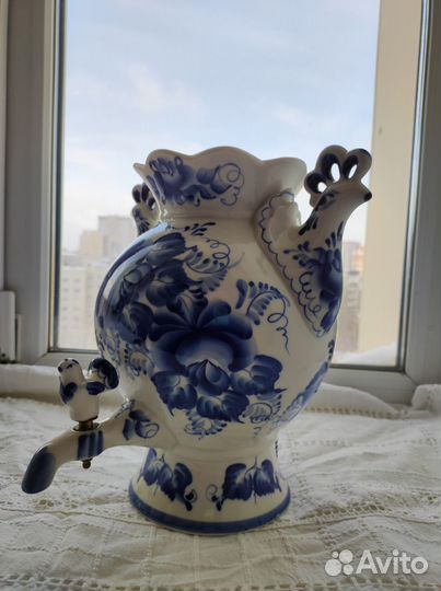 Гжель посуда в ассортименте