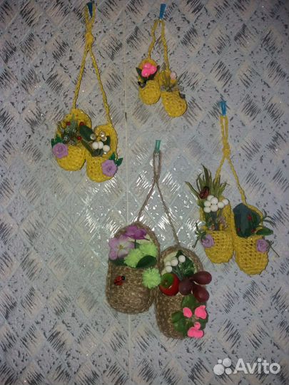 Лапти/сувенир ручной работы