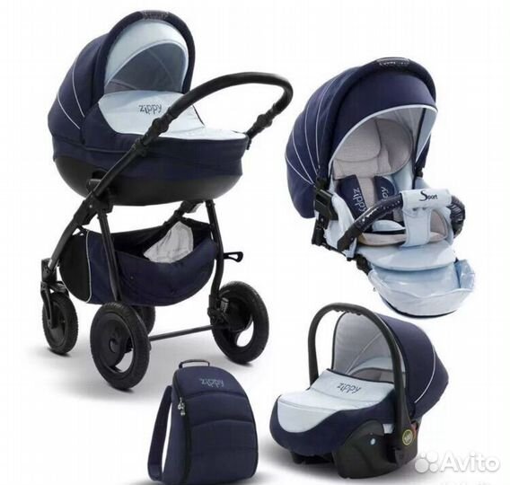 Коляска zippy tutis sport 3 в 1