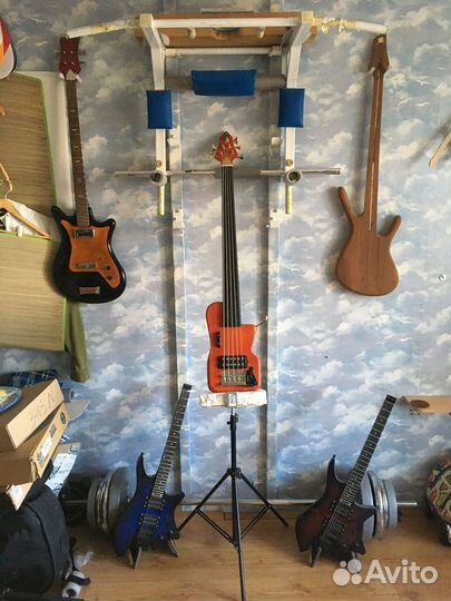 Почти доделанный Электро Контрабас 5струн