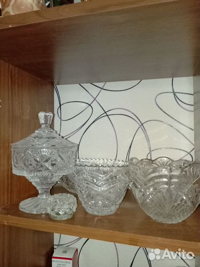 Хрустальная посуда времен СССР