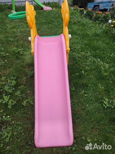 Детская горка пластиковая уличная бу