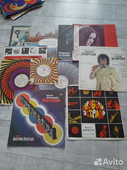 Виниловые пластинки в ассортименте