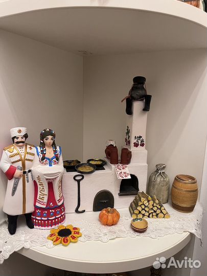 Глиняные игрушки, статуэтки, фигурки