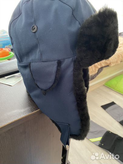 Шапка ушанка мужская