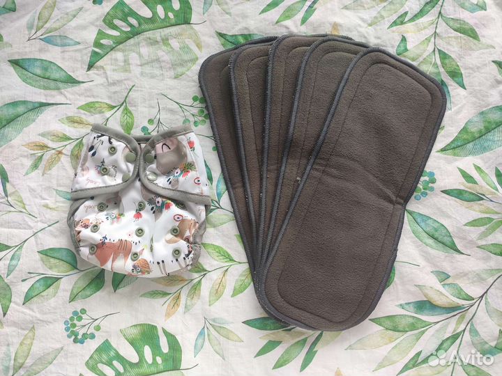 Многоразовые подгузники с вкладышами