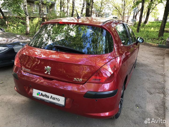 Peugeot 308 1.6 AT, 2010, 124 000 км