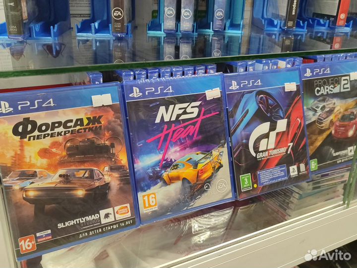 Игры, диски, лицензия, PlayStation 4, гонки