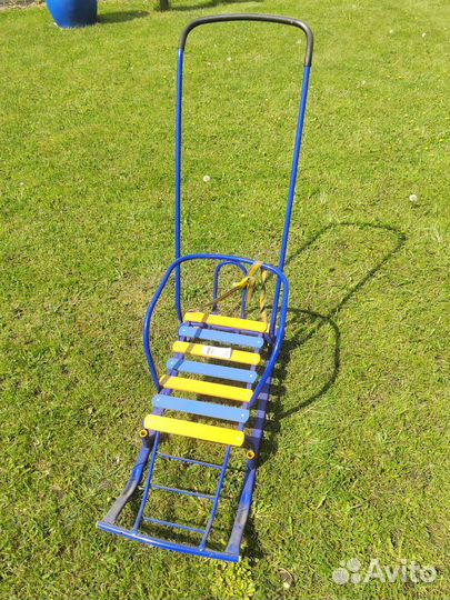 Детские санки с колесами