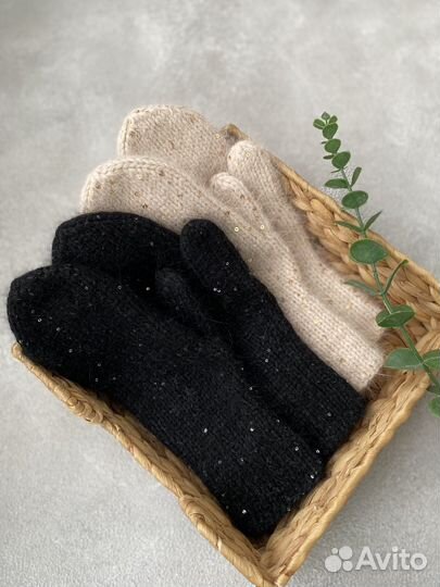 Варежки женские ручная работа