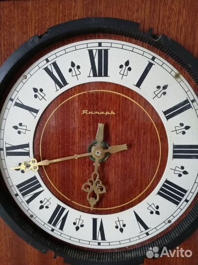 Часы настенные Янтарь СССР