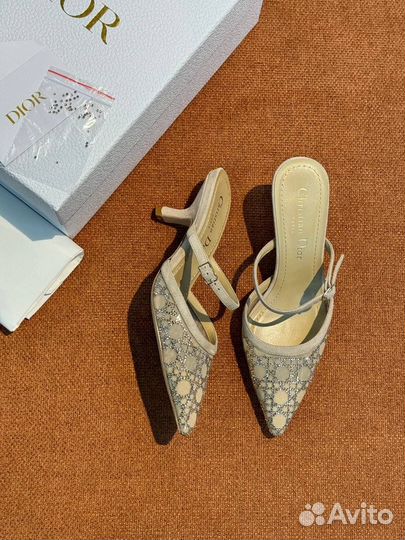 Dior мюли -лодочки Capture 10cm
