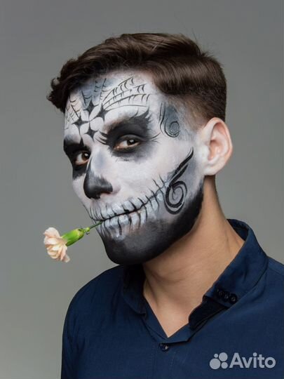 Аквагрим профессиональный, грим на Хэллоуин