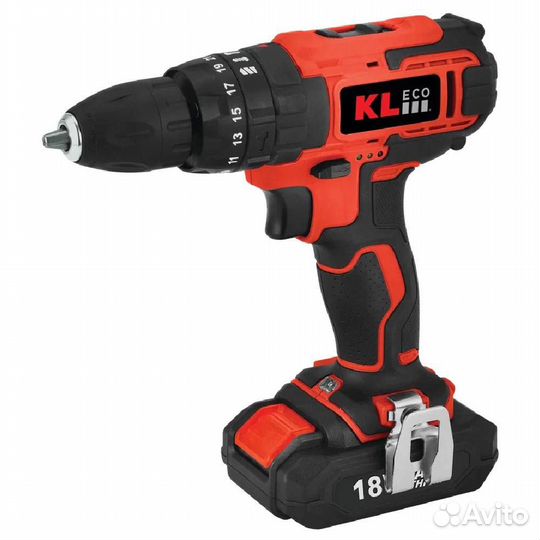 Дрель/шуруповёрт kleco KE18DM-15