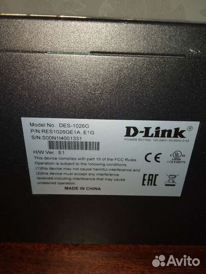 D-Link DES-1026G коммутатор