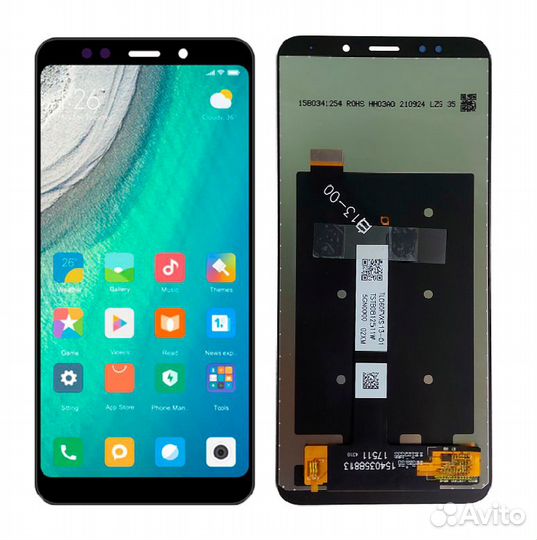 Дисплей Xiaomi Redmi 5 Plus в сборе (Черный)