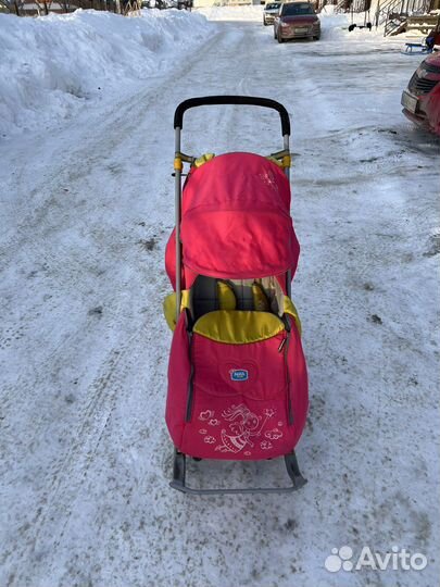 Коляска санки