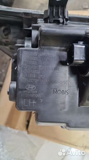 Передние фары hyndai solaris 2014