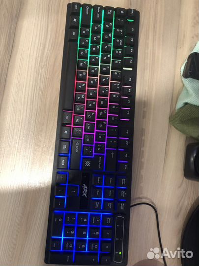 Игровая клавиатура с подсветкой мембранная