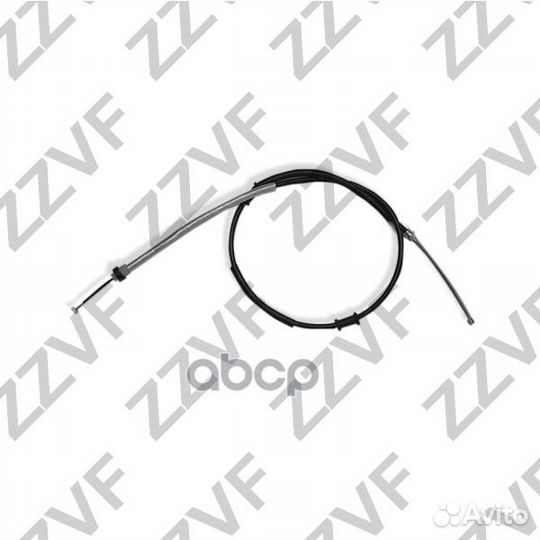 Трос стояночного тормоза левый (L) fiat doblo