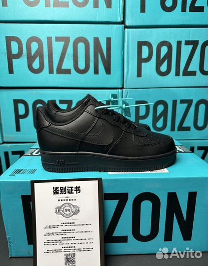 Кроссовки Nike Air Force 1 черные