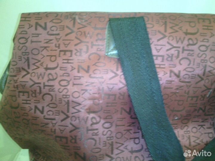 Сумка спортивная прорезиненная