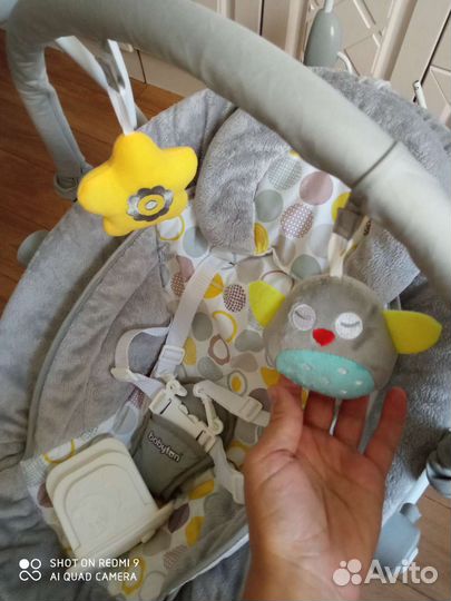 Детские качели шезлонг babyton 2 в 1