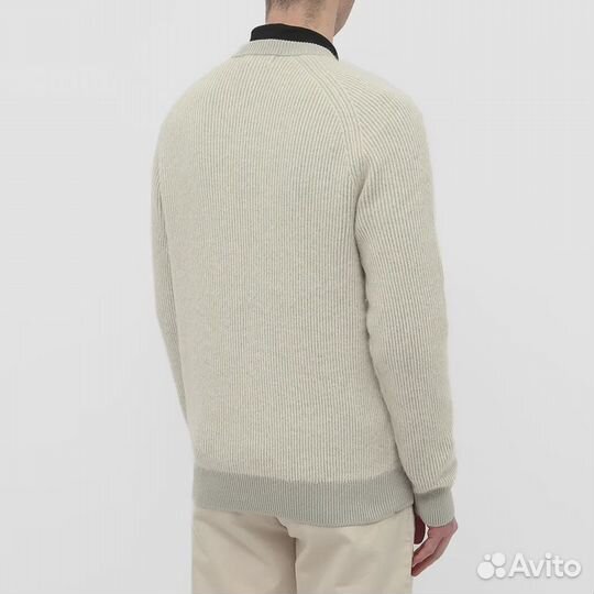 Fred perry alpaca blend ribbed knit свитер/джемпер