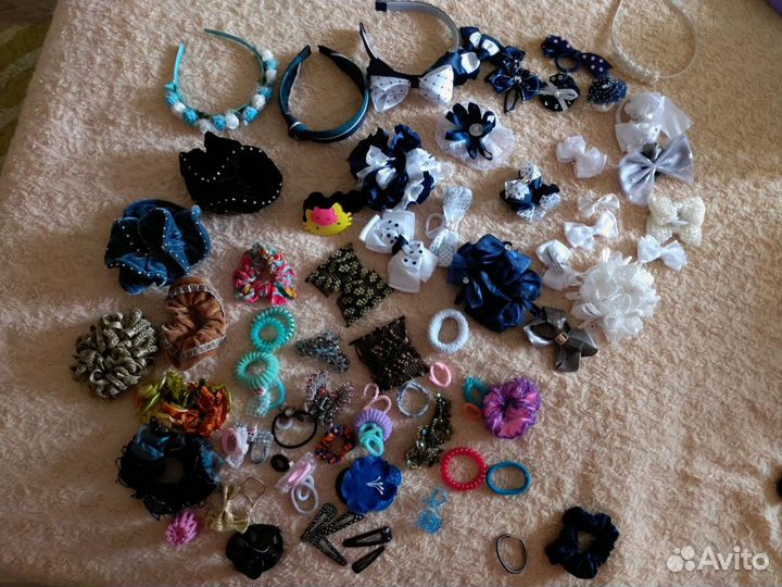 Резинки для волос пакетом