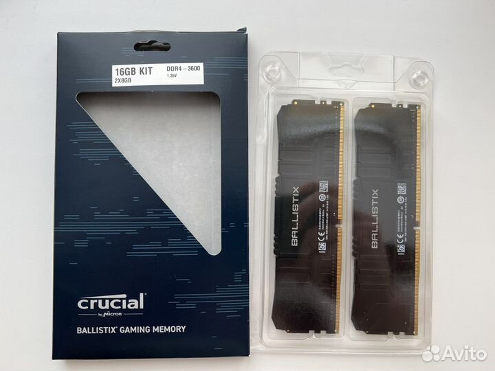 Оперативная память Crucial Ballistix DDR4 3600 мгц