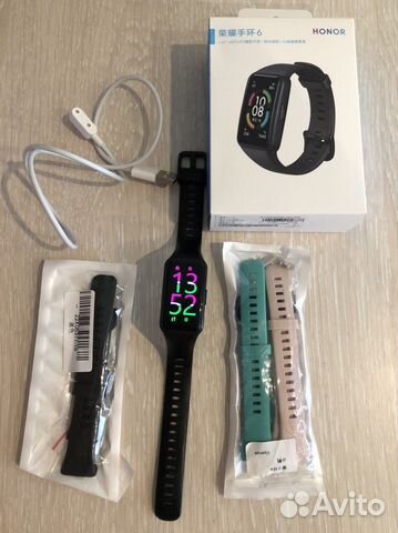Фитнес браслет honor band 6