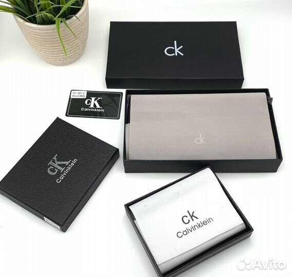 Набор мужской Портмоне и Кошелек Calvin Klein