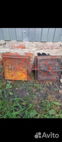 Дверцы печные чугунные, зольники