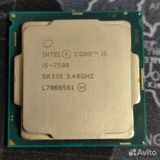Процессор Intel core i5 7500