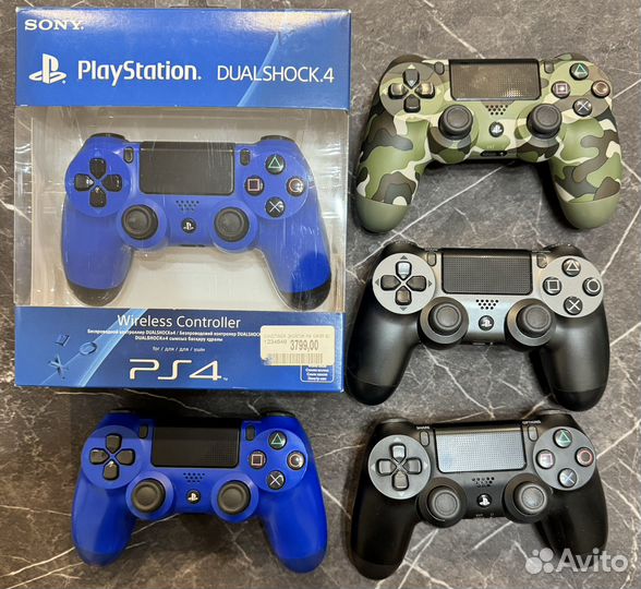 Оригинальные геймпады Dualshock 4 новые / б/у