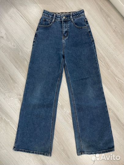 Джинсы палаццо синие для девочки