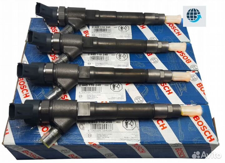 Форсунки 0445110248 новые Фиат Ивеко Ситроен 3.0