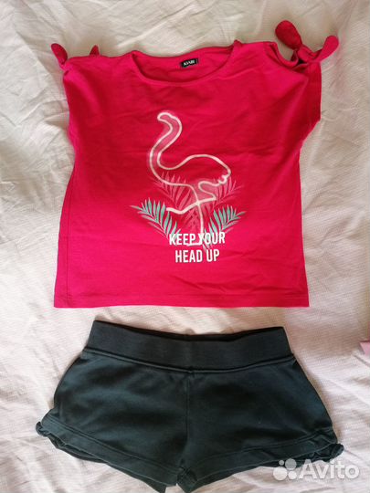 Вещи пакетом на девочку 116 122 128