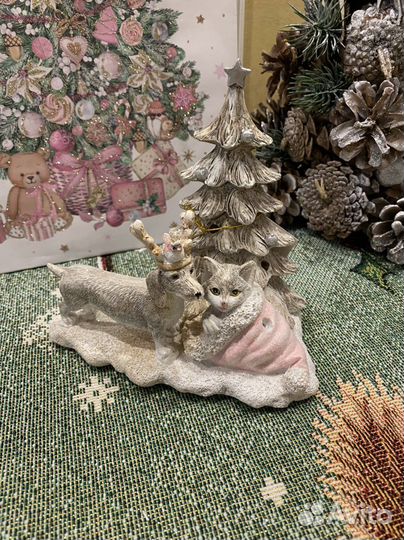 Новогодняя фигурка «Звери у ёлочки»