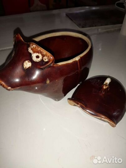 Горшочек-свинка керам