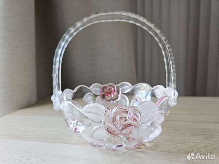 Ваза корзинка конфетница Walther Glas