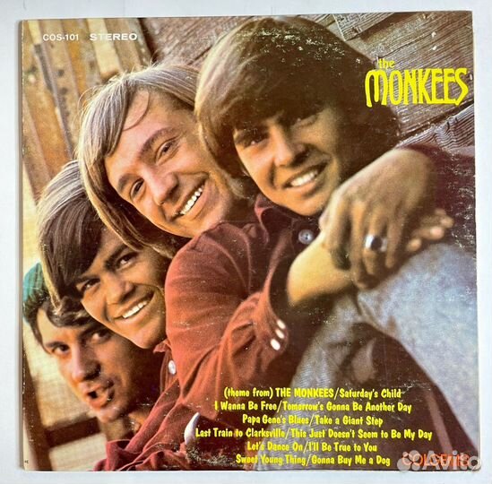 Винтажная виниловая пластинка LP The Monkees (USA