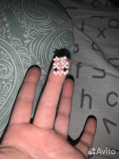 Зайчик из бисера