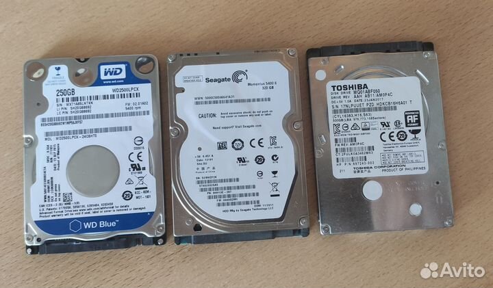 Жёсткий диск для ноутбука 250-500Г