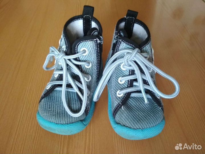 Текстильные ботинки для мальчика 19р