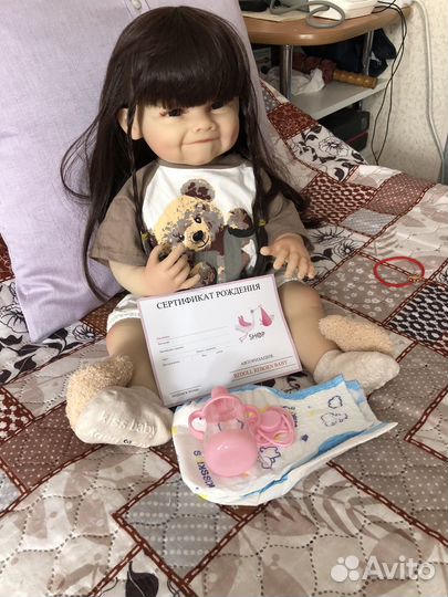 Кукла реборн силиконовая